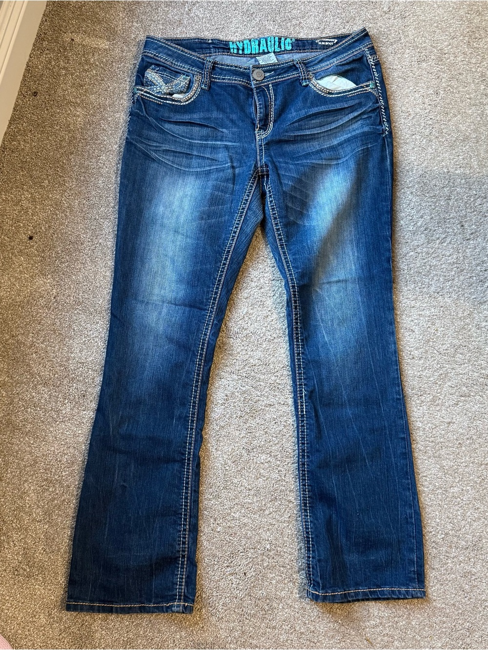 Hydraulic Women's Bootcut Jeans - Dark Blue Wash